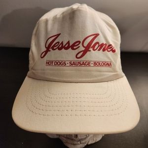 Vintage 90s Jesse Jones Hotdogs●Sausage●Bologna Snapback Hat USA Made